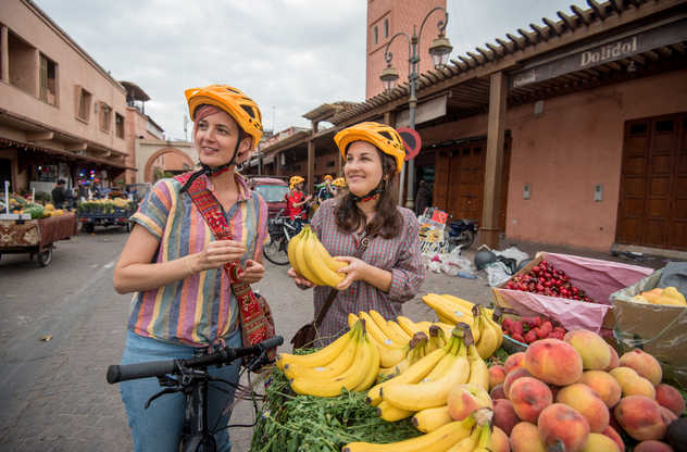 Maroc -  clients- heureux - expérience amusante - Marrakech medina