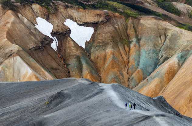 Montagnes de Landmannalaugar dans la réserve naturelle de Fjallabak