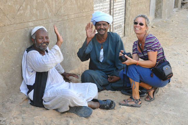 Rencontre avec les habitants sur le Nil