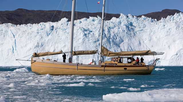 Photo du voilier la Louise au Groenland
