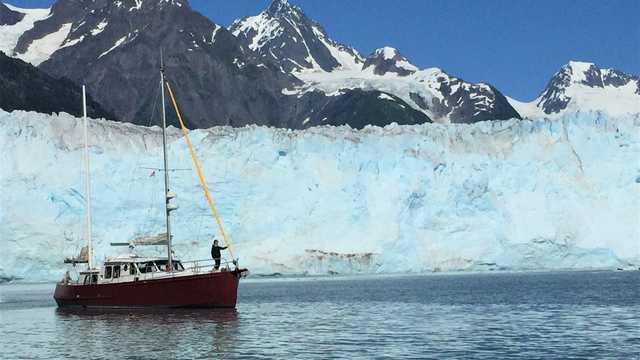 Le voilier Amarok en Alaska