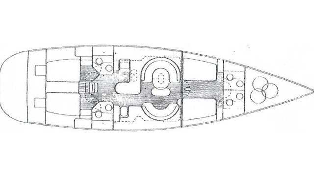 Plan du bateau Tarka © Tarka Sailing Plan du bateau Tarka