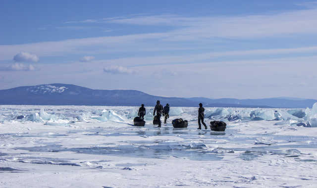 Lac baikal en hiver, Russie - © Le Priol Flo Lac baikal en hiver, Russie