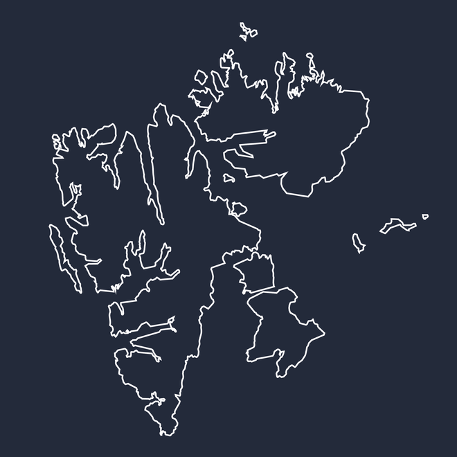 Carte du Spitzberg complète
