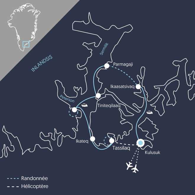 Carte EGRO Groenland