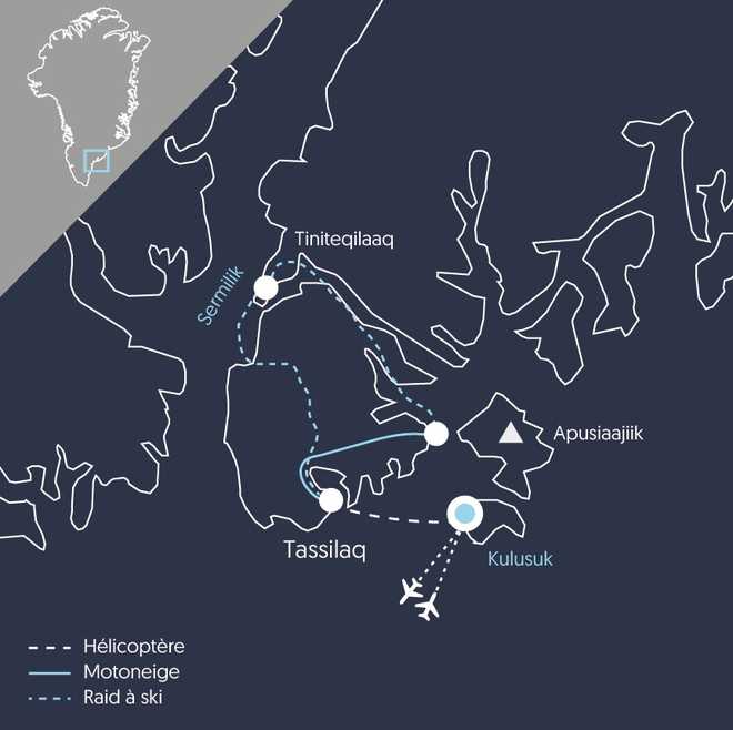 Carte EGROSK Groenland