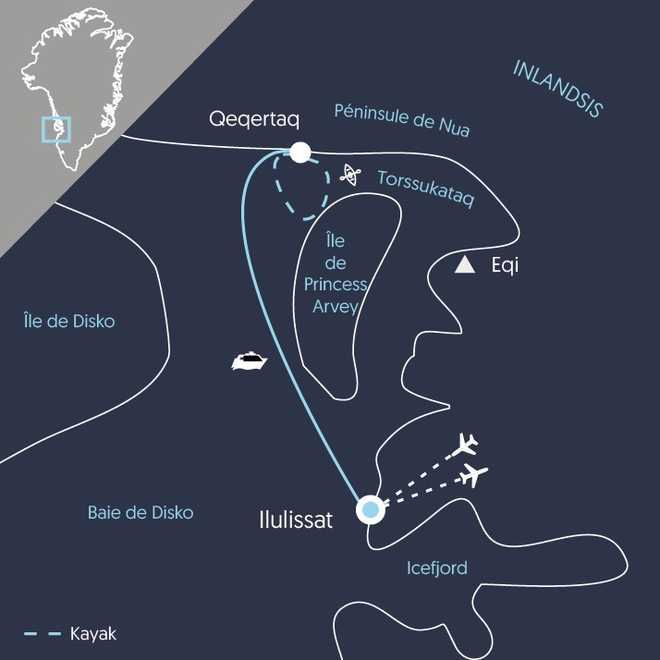 Carte EGROWAK3 Groenland