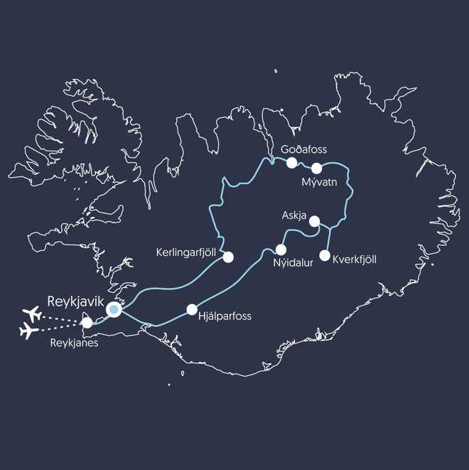 Carte EISLDES Islande © 66 Nord Carte EISLDES Islande