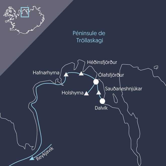 Carte EISLSKR8 Islande © 66 Nord Carte EISLSKR8 Islande