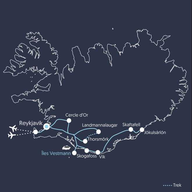 Carte EISLTV Islande © 66 Nord Carte EISLTV Islande