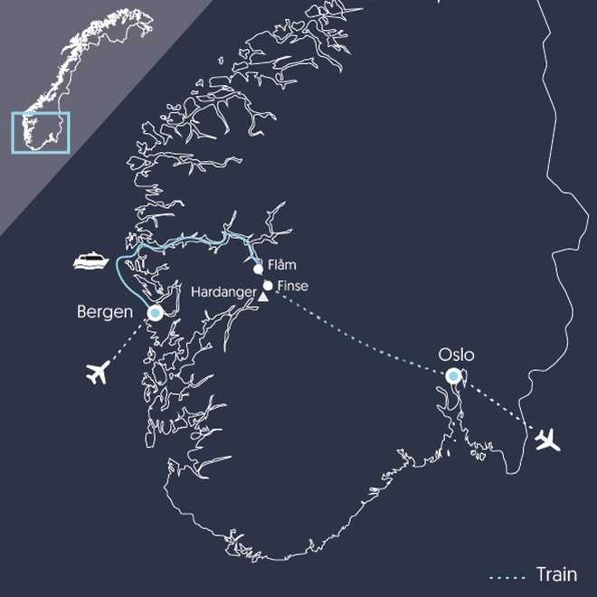Carte ENOADS Norvège