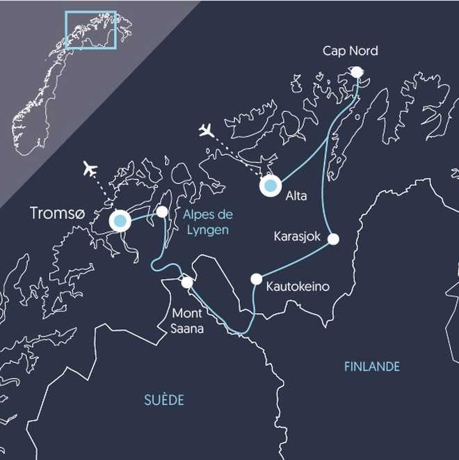Carte ENOL8 Norvège