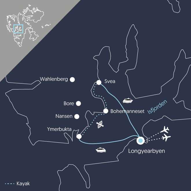 Carte ENSP5G Spitzberg © 66 Nord Carte ENSP5G Spitzberg