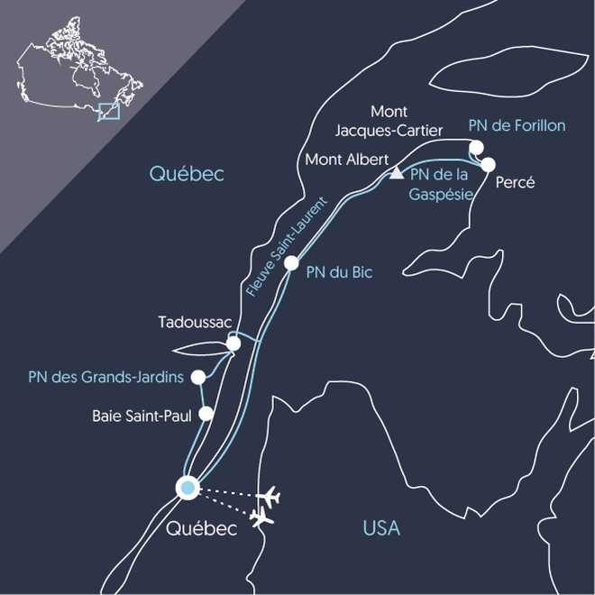 Carte UCAQUEB Canada