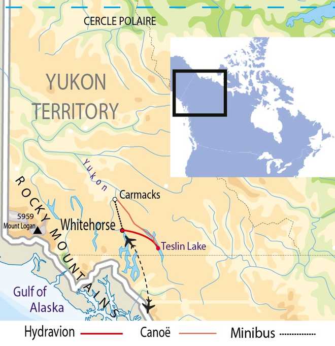 Carte voyage Canada - © 66 Nord Carte voyage Canada