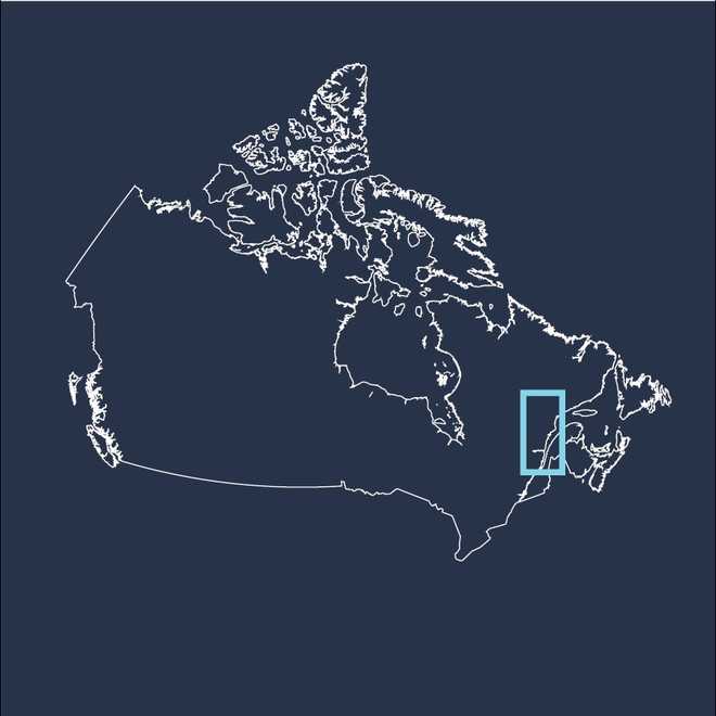 Carte voyage Canada - © 66 Nord Carte voyage Canada