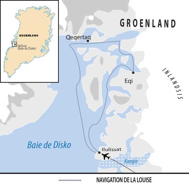 Carte Voyage Groenland