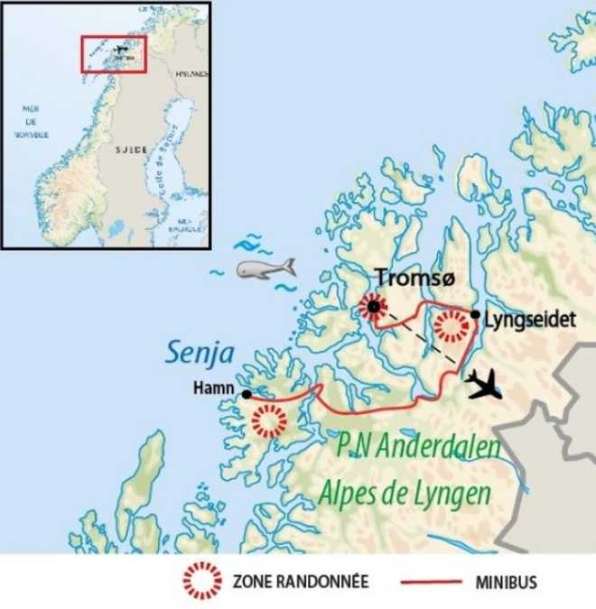 Carte Voyage Norvège