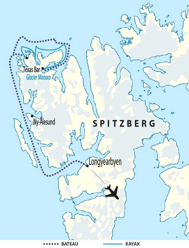 Carte Voyage Spitzberg