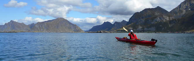 Kayak dans les fjords