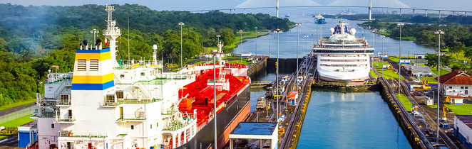 Les écluses de Miraflores sur le canal de Panama