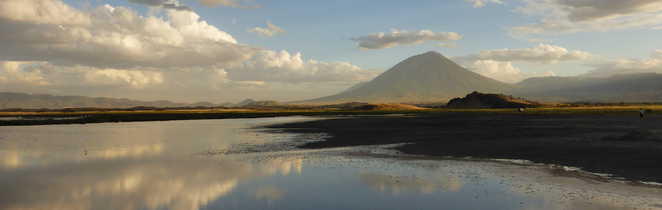 Paysage lac Natron en Tanzanie