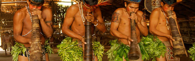 Population locale en Amazonie