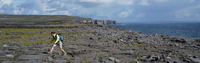 Randonnée sur les îles d'Aran, Inishmore, irlande