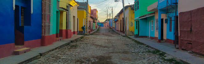rue dans Trinidad à Cuba