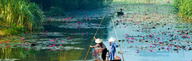 Ruisseau Yen à Hanoï au Vietnam