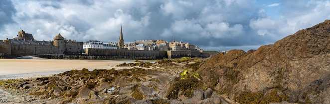 Saint Malo par la plage