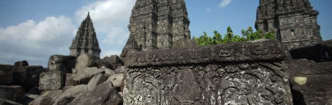 Le Temple de Prambanan, Java, Indonésie