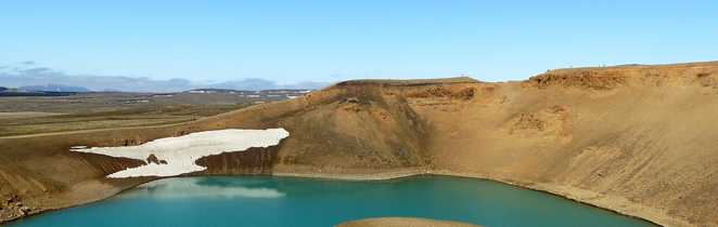 Volcan Krafla en Islande
