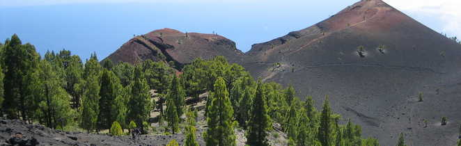Volcans sur l'île de La Palma