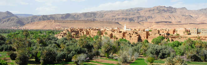 palmeraie de Tineghir gorges du Todra Maroc