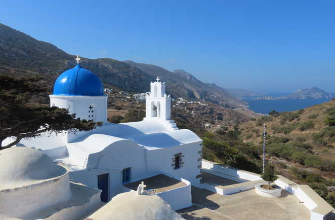 Amorgos  : rando au monastère Agios Ioannis