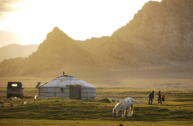Chez les nomades du Khangai