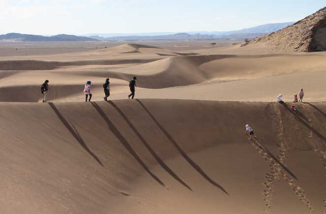 Dunes de Foum Tizza au Maroc