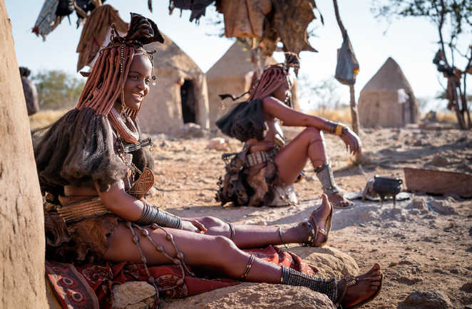 Femmes himba en Namibie