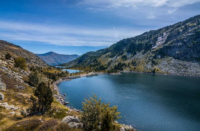 Lac de montagne, etangs de Bassies, Pyrenees