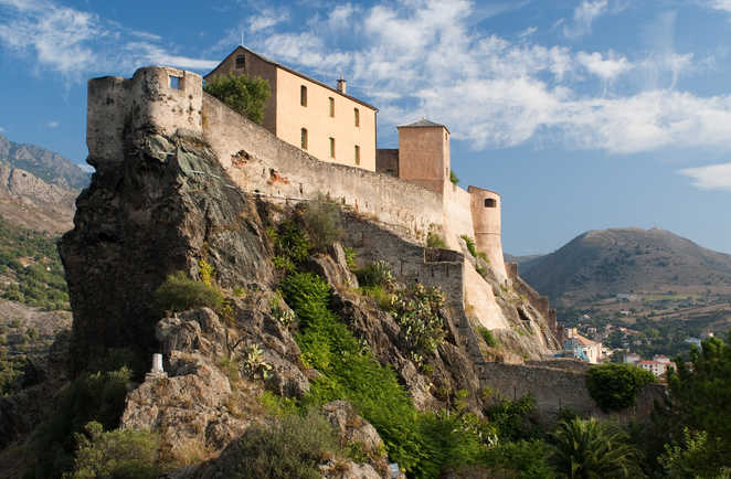 Le château de Corte en Corse