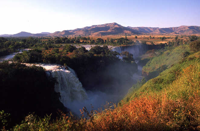 Les chutes du Nil Bleu en Ethiopie