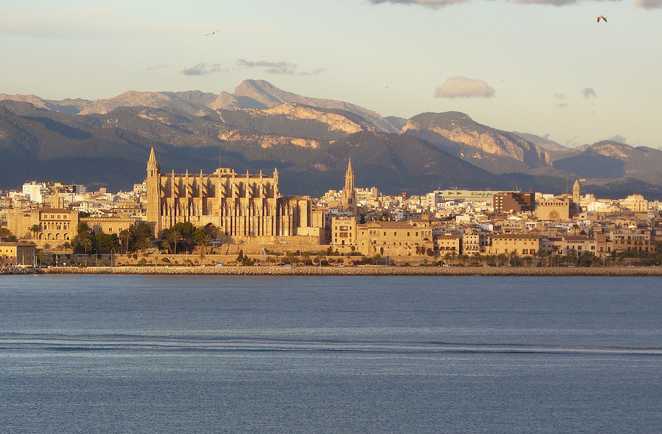 Palma de Majorque depuis la mer