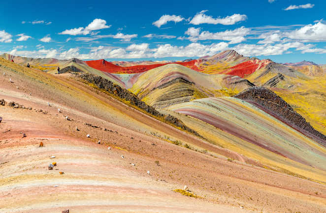 paysage de Palcoyo, près de Cuzco au Pérou