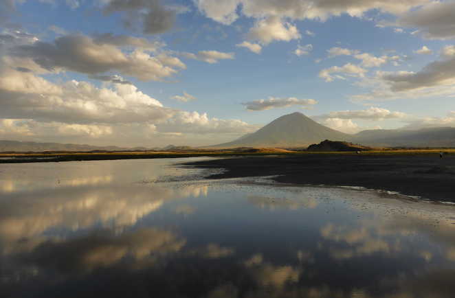 Paysage lac Natron en Tanzanie