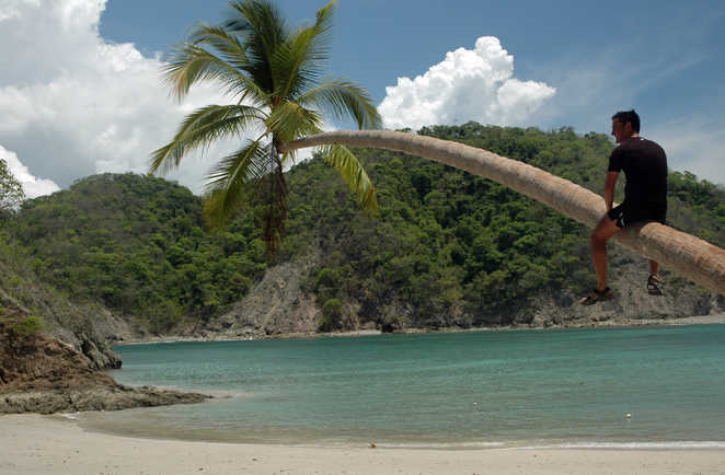 Plage paradisiaque de la péninsule de Nicoya