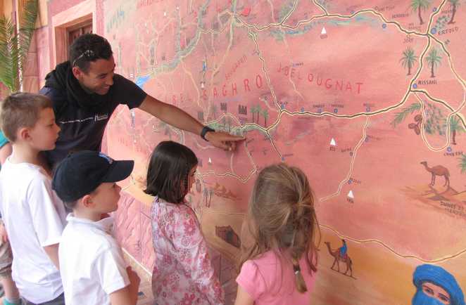 Présentation du Sud Maroc aux enfants