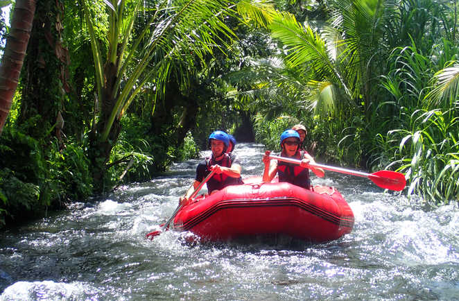 Rafting sur la riviere de Telaga Waja