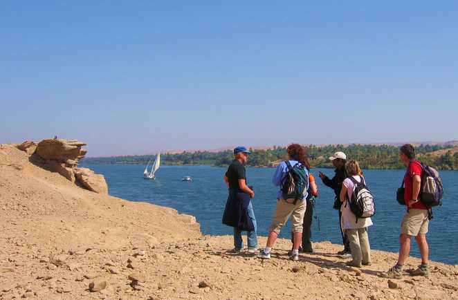 Rando au bord du Nil, Egypte