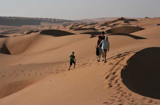 Rando dans les dunes de Wahibah, Oman